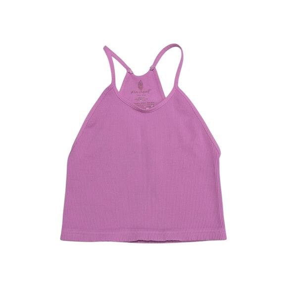 Free People Movement Happiness Crop Top Ribbed Tank Womens X-Small Small Workout - Picture 2 of 5